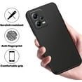 thumbnail image 2 of Compatible with Redmi Note 12 Pro Plus Case Shockproof, Ultra Thin Xiaomi Redmi Note 12 Pro Plus Phone Case Matte Hard PC Shockproof Anti-Scratch Protective Cases (Black), 2 of 7
