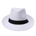 thumbnail image 3 of Fashion Outdoor Sun Hat Men Round Brim White 1Set Ideal For Beach And Hiking, 3 of 4