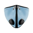 thumbnail image 6 of RZ Mask M2 Mesh Air Filtration Face Mask with Carbon Filters Large, Sky Blue, 6 of 7