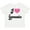 AA-White, variant on Inktastic I Love Gymnastics Girls Toddler T-Shirt