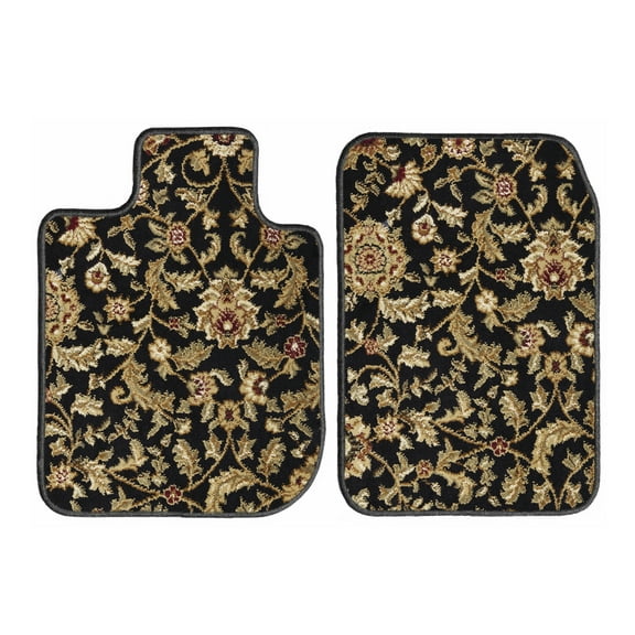 GGBAILEY Toyota Corolla Black Oriental Car Mats, Custom Fit for 2014, 2015, 2016, 2017, 2018, 2019, 2020 - Driver & Passenger Carpet Car Mats