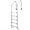 5 Step, variant on Swimming Pool Ladder,Stainless Steel Pool Steps for Inground Pools,2 Step Non-Slip Treads Pool Stairs with Ergonomic Pool Handrails,Easy Assembly