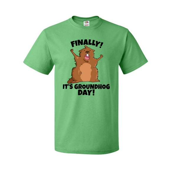 Inktastic Finally it's Groundhog Day T-Shirt
