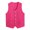 Hot Pink, variant on Kids Boys Girls Volunteer Activity Waistcoat Button Up Waiter Bartender Uniform Vest Party Suit Red L/12