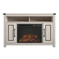 thumbnail image 4 of Ameriwood Home Avanta Fireplace TV Stand for TVs up to 48", Rustic White, 4 of 8