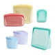 thumbnail image 1 of Bolsas reutilizables para almacenamiento de alimentos Stasher, paquete de 6 colores arcoíris, 1 of 9