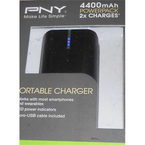 Refurbished PNY T4400 PowerPack - Universal Portable Rechargeable