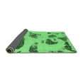 thumbnail image 2 of Ahgly Company Indoor Round Abstract Emerald Green Modern Area Rugs, 7' Round, 2 of 4