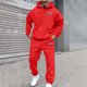 thumbnail image 1 of WILLBEST Sudaderas para Hombre, Conjunto De Sudadera con Capucha Deportiva De Manga Larga con Estampado De Letras Informal A La Moda De Otoño e Invierno para Hombre y Mujer Mediana​​, 1 of 3