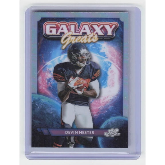 2024 Topps Chrome Cosmic Galaxy Greats #GG-34 Devin Hester Chicago Bears Football Card Chicago Bears NFL FOOTBALL Trading Card
