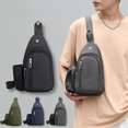 thumbnail image 1 of Fiudx Mochila de Senderismo para Hombre, Diseño Antirrobo E Impermeable, Interfaz de Carga Usb, Múltiples Bolsillos Funcionales, Correas Transpirables y Cómodas, Ideal para Deportes Al Aire Libre y V, 1 of 7
