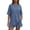 Dark Blue_#01, variant on Sewkxo Womens Summer 2 Piece Short Sets Striped Loose Fit Matching Lounge Airport Travel Workout Beach Vacation Outfits,Blue S