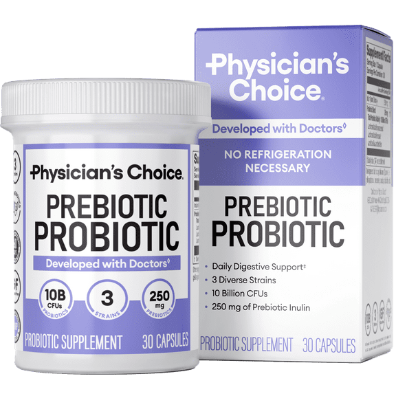 Physician's Choice Prebiotic Probiotic, for Men and Women, 30 Count