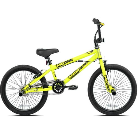 Madd Gear 20 Freestyle BMX Boy s Bike Neon Yellow