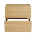 thumbnail image 3 of 30" Bathroom Vanity With Single Sink - Freestanding Oak Cabinet Double Drawer Undermount Engineering Wood Modern In Organizer For Small Spaces, 3 of 7