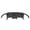 Carbon Fiber Look Print, variant on IKON MOTORSPORTS, Rear Diffuser Bumper Lip Compatible With 2013-2014 Ford Mustang V6 & GT, Spoiler Diffuser W/ Shark Fins