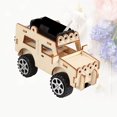 thumbnail image 2 of KAKOWELY DIY Electric Car Model Creative Technology Invention Toy Funny Students Scientific Car DIY Model Educational Handmade Assembled Electric Car (Without Battery), 2 of 5