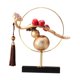 thumbnail image 4 of Estatua de calabaza Feng Shui , adorno de mesa tradicional hecho a mano, artesanía de resina de 11x2,7x11,8 pulgadas para decoración del hogar, Dorado, 4 of 8