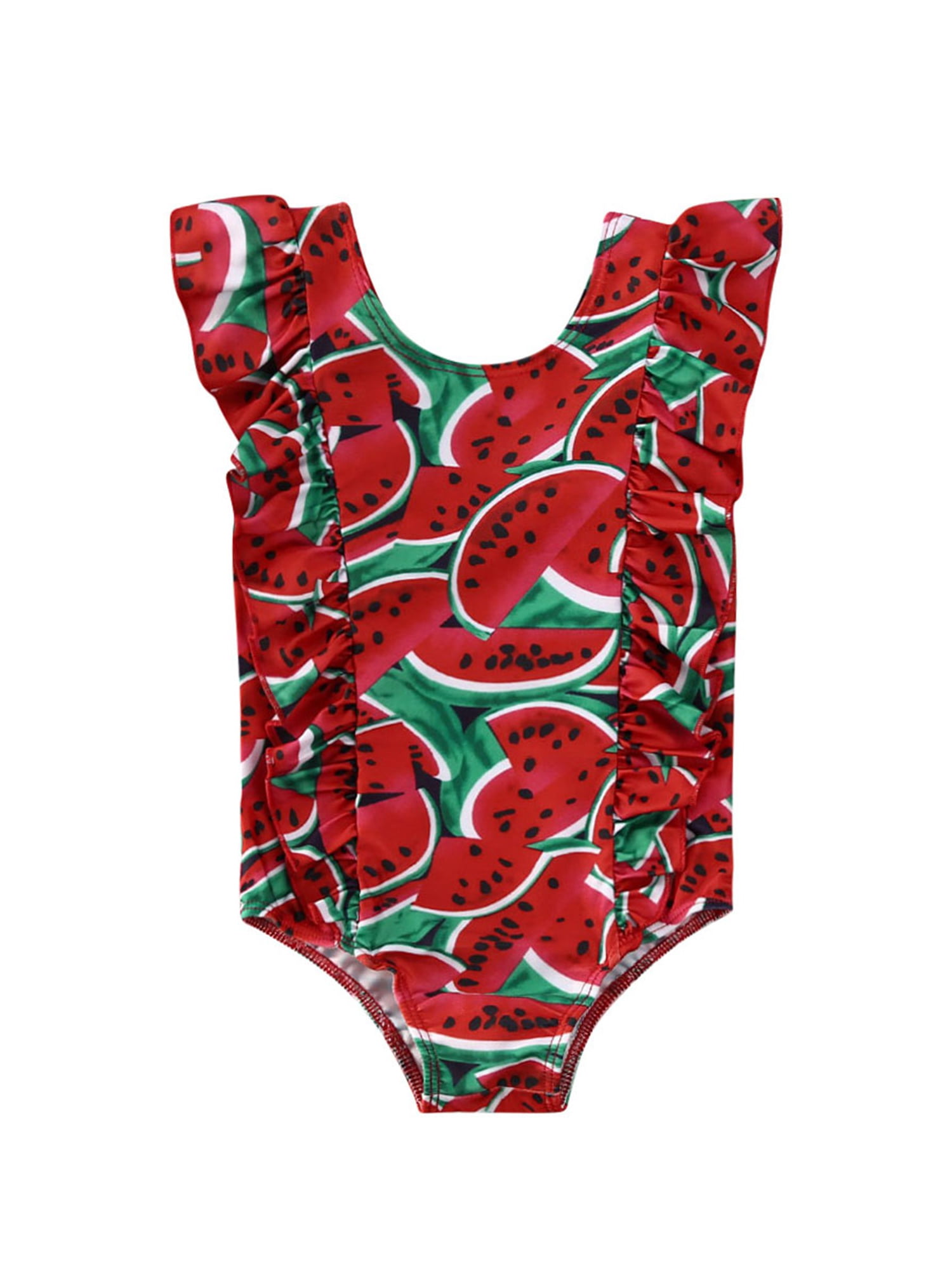 Toddler Kids Baby Girls Watermelon Bikini Suit Swimsuit Swimwear ...