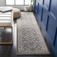 thumbnail image 3 of SAFAVIEH Sofia Jerrod Oriental Area Rug, Dark Grey/Beige, 4' x 5'7", 3 of 9