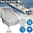 thumbnail image 4 of 2X Boat Seat Cover, Outdoor Waterproof Pontoon Captain Bench Chair Protective Covers, 4 of 4