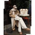 thumbnail image 2 of Bolsa para portátil LOVEVOOK para mujer, de lona de 15,6 pulgadas con bolso de mano, color beige, 2 of 8