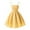 Yellow, variant on HNMKIU Girls Skater Dress Girls Summer Dress Sleeveless Strappy Casual For Kids Age 8 12 Elastic Comfortable Outdoor Play Outfit Green,11 Years