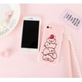 thumbnail image 5 of Piglet Phone Case Compatible with iPhone X/iPhone Xs, Cute Cartoon Animal Soft Silicone Protective Case for Girls Women (Strawberry Pig, iPhone X/Xs), 5 of 7