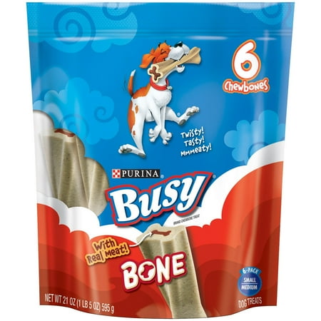 - Purina Busy Bone Small/Medium Dog Treats 6 ct Pouch