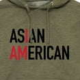 thumbnail image 3 of Instant Message - I Am Asian American  - Men's Pullover Hooded Fleece Sweatshirt, 3 of 7