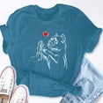 thumbnail image 5 of EcoLoom American Bully Love Cute Pitbull Dog Mom Girls Short Sleeve Unisex T Shirt, 5 of 6