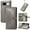Gray, variant on SaniMore for Google Pixel 8A Wallet Case with Embossed Mandala PU Leather Flip Protection Wrist Strap Credit Card Holder Pocket Kickstand Shockproof Cover For Google Pixel 8A, Green