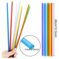 thumbnail image 3 of Toystoory Paquete de 100 pajitas para beber, pajita de plástico de un solo para jugo, artesanía DIY, lavable, reutilizable, fiesta multicolor para Cocina y Comedor Toystoory HA062229-00B, 3 of 6