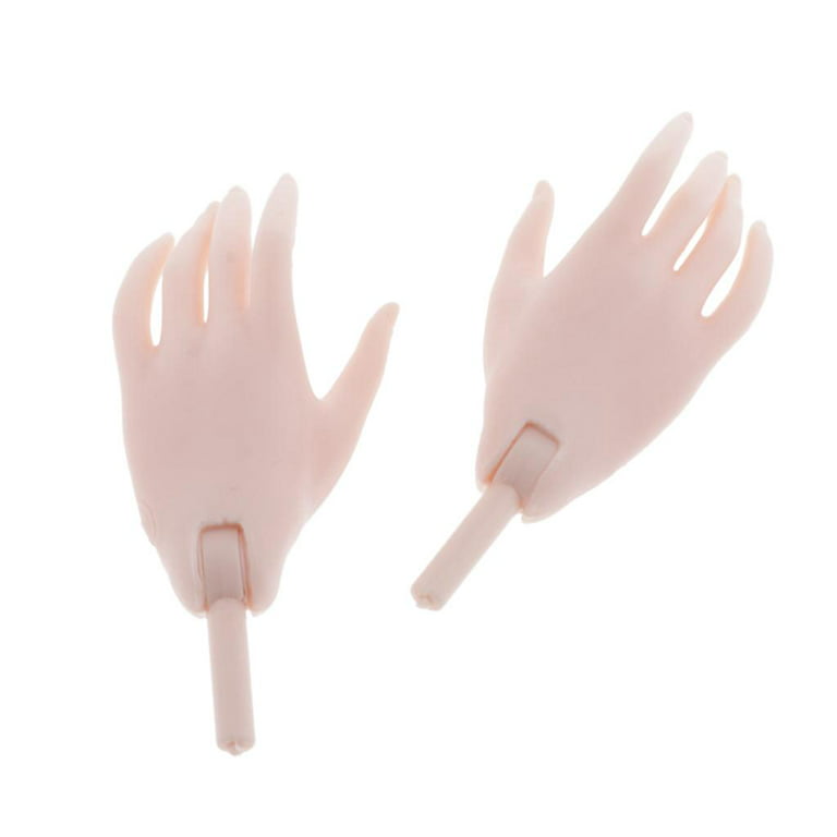 Customize Doll Joints Movable Parts Dolls Replacement Hands /4 Doll Custom DIY Body Parts Pink, 5.5x2.5cm