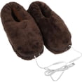 thumbnail image 1 of USB Heated Slippers Cold Foot Warmer Shoes Plush Heating Boot Slippers Foot Cushion Winter Home, 1 of 5