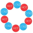 thumbnail image 4 of SHISUYAN 5 Pairs Self-Adhesive Acrylic Stickers Signs for Faucet Sinks, 4 of 9
