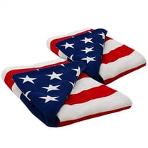 Eternal Beach Collection American Flag Soft Towel 40”x60” (Large, Beach Towel Set of 2)