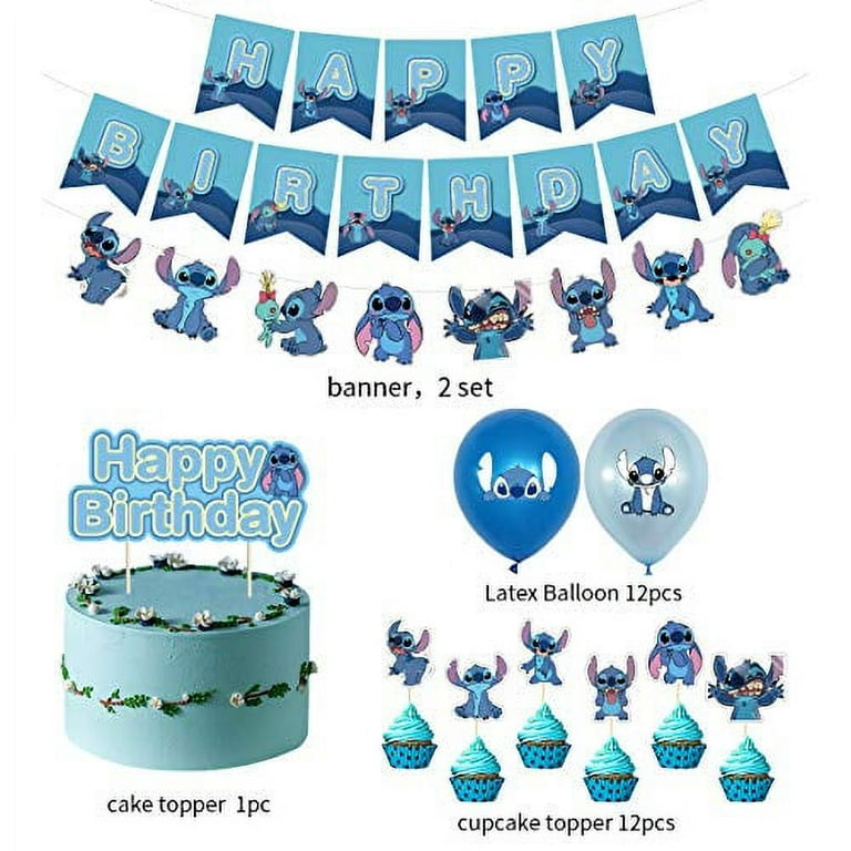 Lilo and Stitch Party Decorations /Cupcake Toppers /Birthday Decor