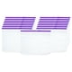 thumbnail image 1 of Uxcell A4 Binder Pocket, 15 Pack PVC Letter Size Zipper 3 Holes Binder Pouch for 3-Ring Notebook Binder, Purple, 1 of 5