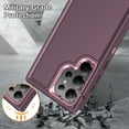 thumbnail image 5 of Nalacover Rugged Case for Samsung Galaxy S24 Ultra, Triple-Layers Heavy Duty Hard PC + TPU Hybrid Military Grade Shockproof Anti-Scratches Cover with Non-Slip Strip Lens Protection, Purple, 5 of 7