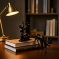 thumbnail image 5 of LEFXSMR Christmas Reindeer Decor, 2pcs Electroplated Deer Figurine, Reindeer Christmas Decorations Indoor for Mantel Tabletop Storefront Window, 5 of 7
