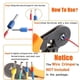 thumbnail image 3 of 1400Pcs Wire Ferrule Connectors Kit 22-8 Gauge Premium Copper Ferrule Terminals Nylon Insulated Pin Cord End Connectors, 3 of 5