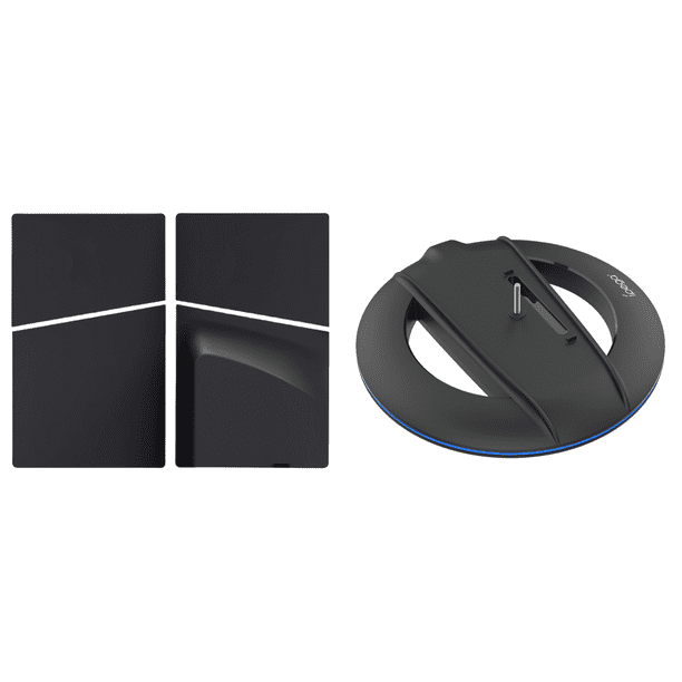 Carcasa Placa Lateral Repuesto para Consola Slim Disc Edition () Negra