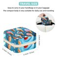 thumbnail image 5 of Ice Cream Travel Portable Square Jewelry Box with Necklace Organizer, Earring Organizer, and Display Case - Ideal for Rings, Earrings, Necklaces, Bracelets, and More - Suitable for Girls and Women, 5 of 6