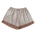 thumbnail image 1 of LOVZFMLL Women's Casual Ice Silk Bottom Shorts Gray XXL, 1 of 2