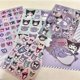thumbnail image 3 of Sanrio Guka pegatinas láser de dibujos animados, Hello Kitty, Cinnamoroll, Kuromi Melody, calcomanía de mano Ornamental, regalo de bricolaje, juguetes para niños, 3 of 4