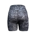 thumbnail image 4 of VNKIDY Womens High Waist Yoga Shorts With Fashion Casual Print Side Pockets Stretch For Workout Running Beach Casual Summer Outings Versatile Shorts, 4 of 5