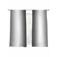 thumbnail image 6 of Gray White Sheer Curtains for Living Room Bedroom Modern Gradient Geometric Sheer Curtains 72 Inch Long 2 Panels Set Light Filtering Curtain Window Treatments Drapes for Dining Room, 6 of 6