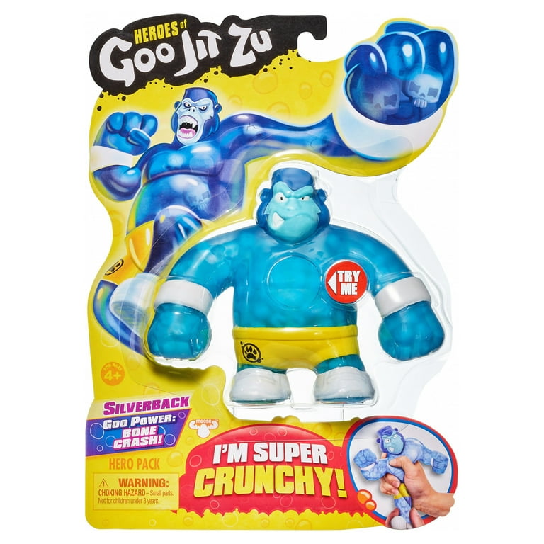 つよし　ANSHIN HERO'S シュリンク付き 1BOX Set Of 4 - Heroes Of Goo Jit Zu NEW Stretch Strikers Rare
