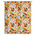 thumbnail image 2 of Floral Sheer Curtains 72 Inches Long, Spring Poppy Daisy Flowers Botanical Beige Light Filering Curtains, Breathable Simi Curtain Privacy Drapes for Living Room Bedroom Lightweight Window Treatment, 2 of 9